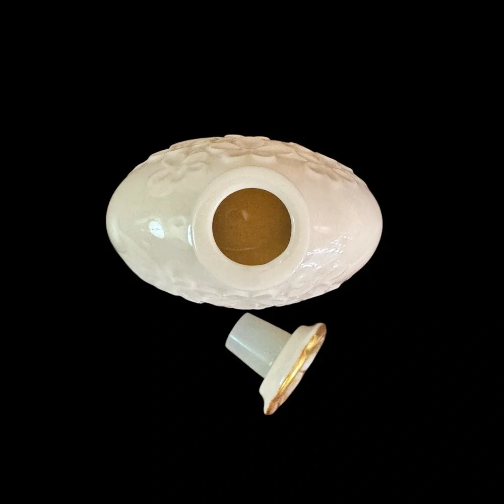 Lenox Vintage Essence Porcelain Bottle with Gold Stopper